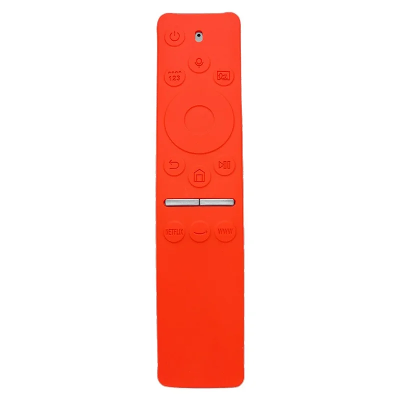 For Samsung Smart TV BN59-01312A Remote Control Case Silicone Dustproof Waterproof Protective Sleeve - Red