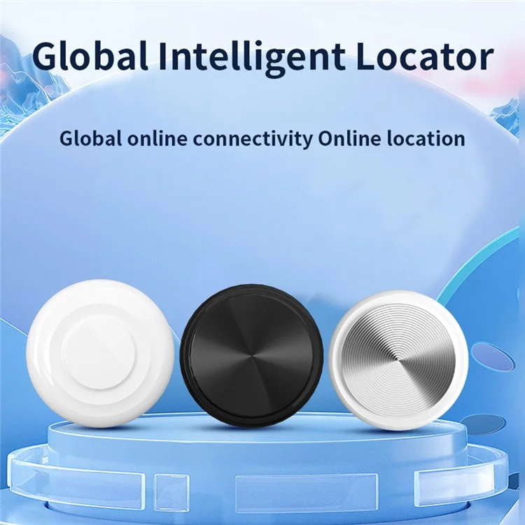 F7 Smart Wireless Global Tracking Locartor Key Borsa Posizionamento Smart Anti-Lost - Vene cd Nere + Elettroplazione