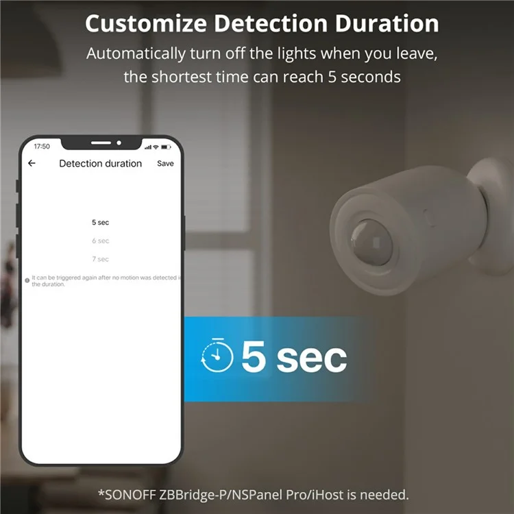 SONOFF SNZB-03P Датчик движения Zigbee Умная домашняя безопасность Местная интеллектуальная сцена Привязка