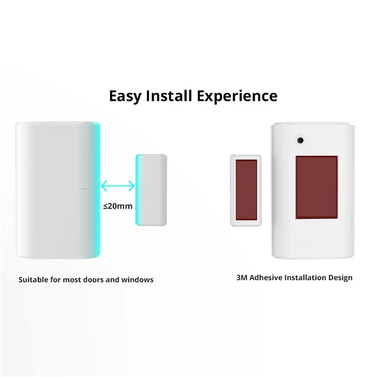 SONOFF SNZB-04P Zigbee Door Window Sensor Local Smart Scene Linkage Tamper Alert