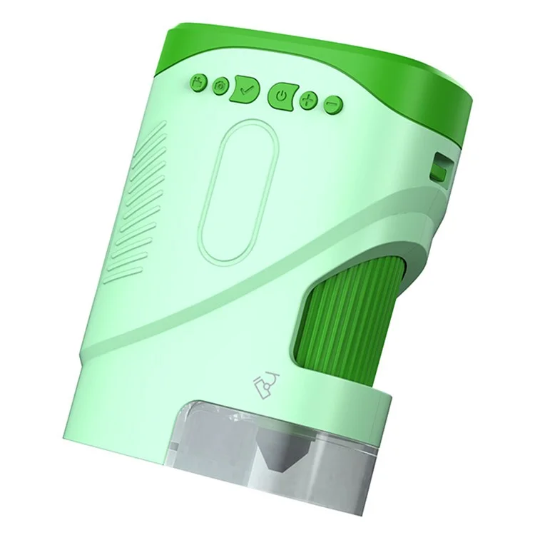XV-7 Microscopio Per Bambini Schermata a Colori da 2 Pollici Microscopio ad Alta Definizione 1000x - Verde
