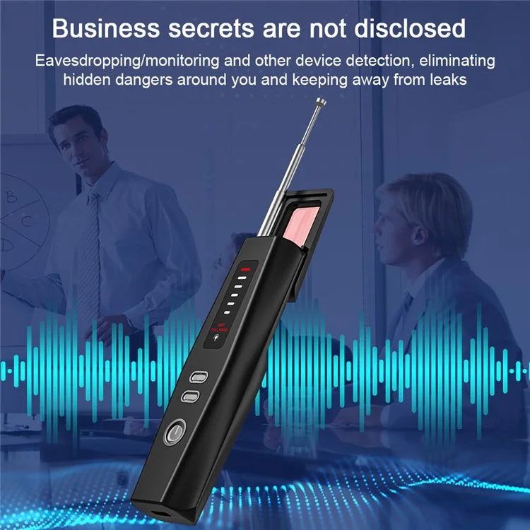T011 Wireless RF Signal Detector GPS WiFi Tracker Camera Bug Detector Anti-Spy Infrared Scanner