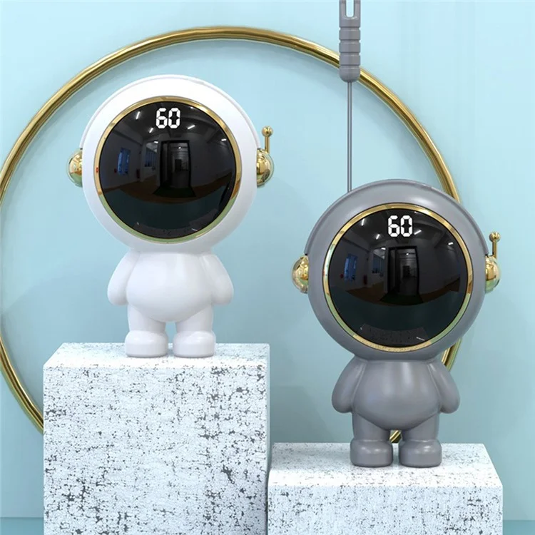 Y11 Cartoon Astronaut Shaped Portable Hand Warmer - White