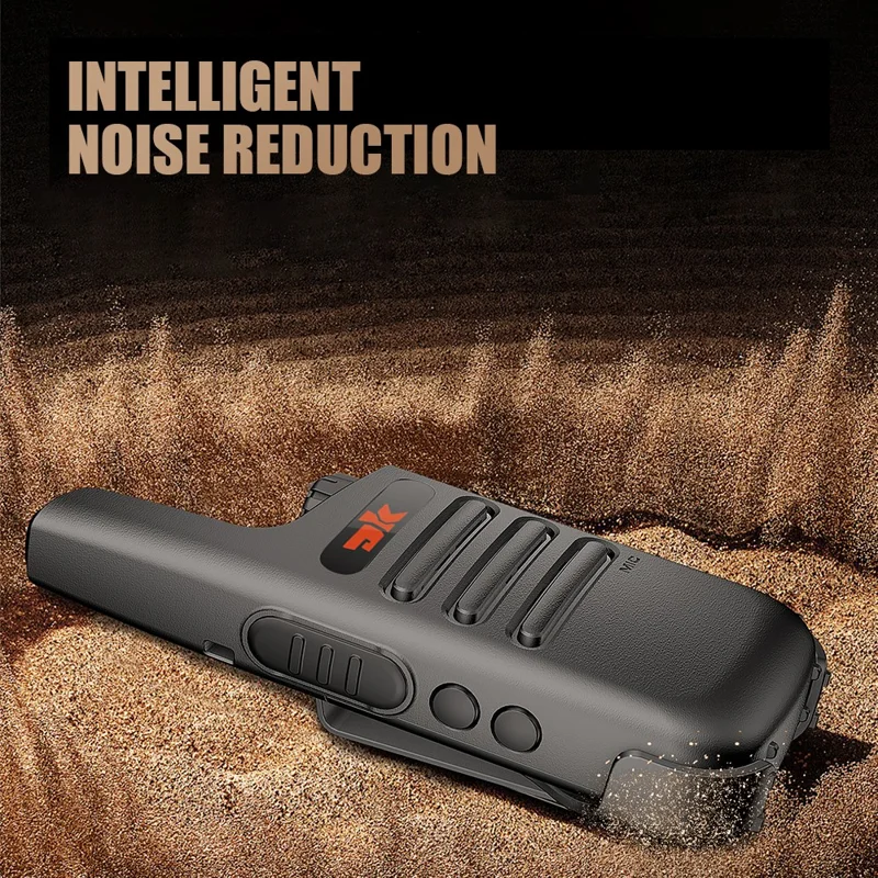 DK F1 2Pcs Portable Mini Handheld Interphone UHF 400-480MHZ Walkie Talkie - Camouflage Green / US Plug