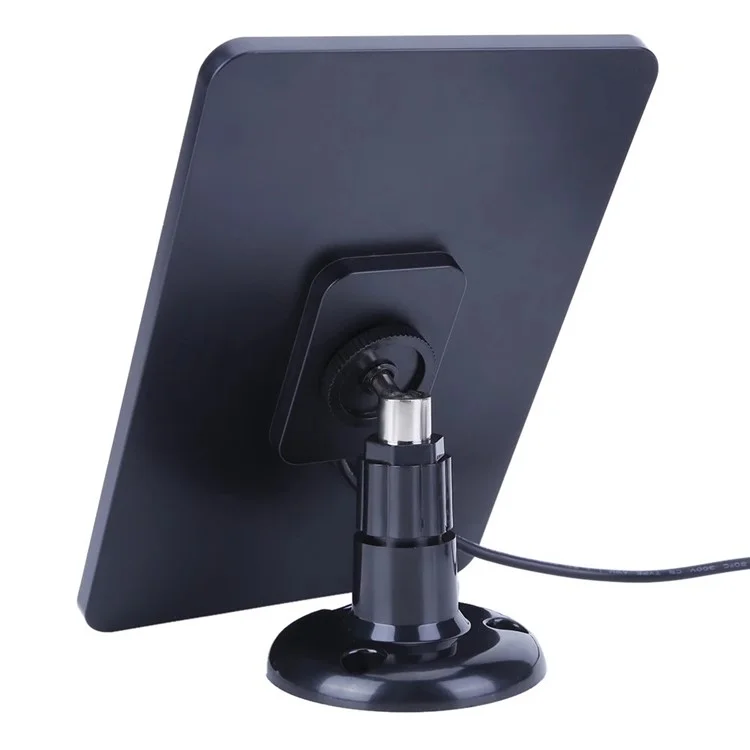 Panel solar de 4W para el timbre de video Ring Video Doorbell 4 / 3 / 3 Plus / 2 Vigilancia Timbre inteligente Cargador - Blanco
