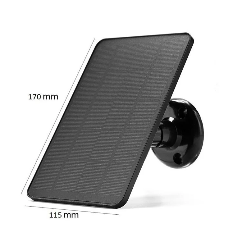 Panel solar de 4W para el timbre de video Ring Video Doorbell 4 / 3 / 3 Plus / 2 Vigilancia Timbre inteligente Cargador - Blanco