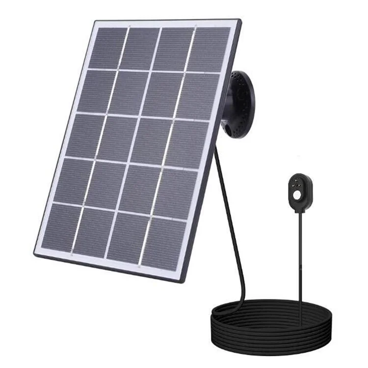 Solar Panel for Arlo Pro 4 / Ultra 2 / Pro 3 / Ultra / Pro 5S Security Camera Solar Charger - Black