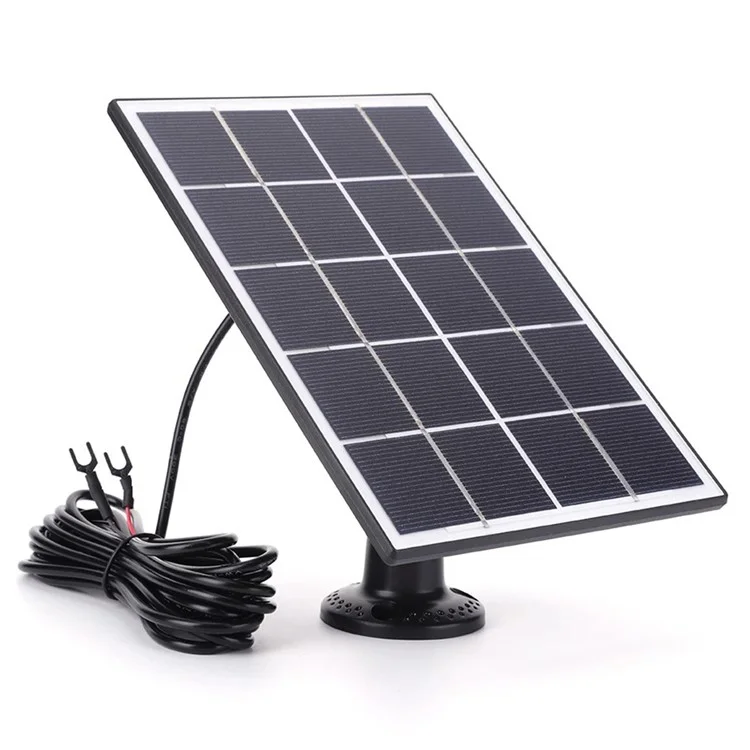 3W Solarpanel für Ring Video Doorbell 4 / 3 / 3 Plus / 2 Überwachung Smart Doorbell Ladegerät - Schwarz