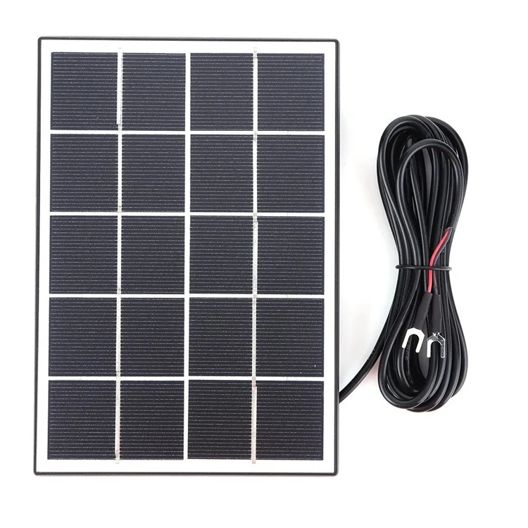 3W Solarpanel für Ring Video Doorbell 4 / 3 / 3 Plus / 2 Überwachung Smart Doorbell Ladegerät - Schwarz