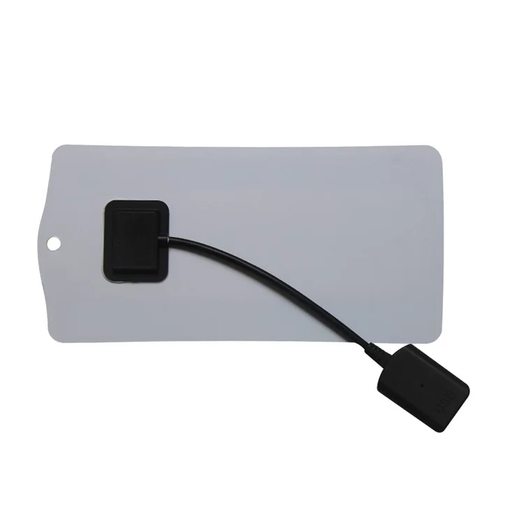 Painel solar de 2,5 W 5 V, carregador de ventilador de telefone com porta de saída USB - Preto