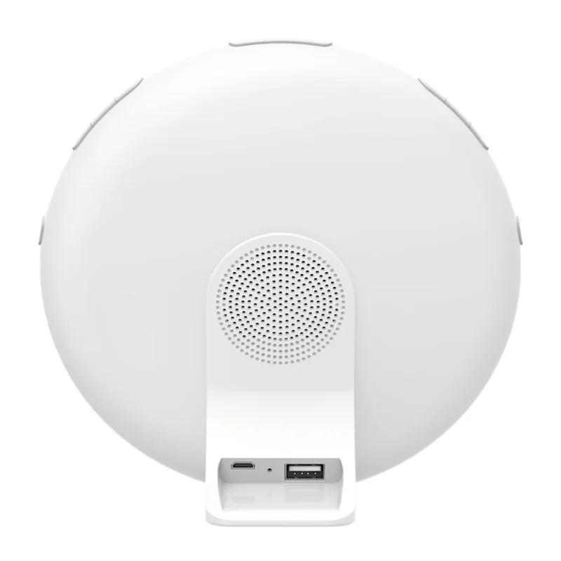 SH-01 Sunrise/Sunset Simulation Smart Wake Up Lamp Alarm Clock 7 Color Atmosphere Lamp with FM Function - AU Plug