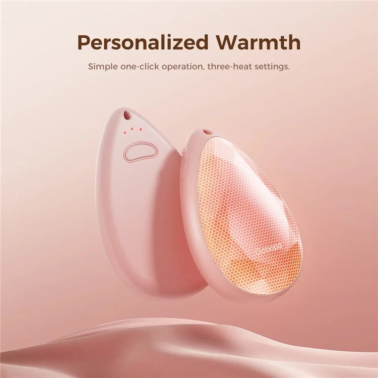 OCOOPA UT4 Rare Hand Warmer 3 Levels Smart Heating (Two Parts) - Pink