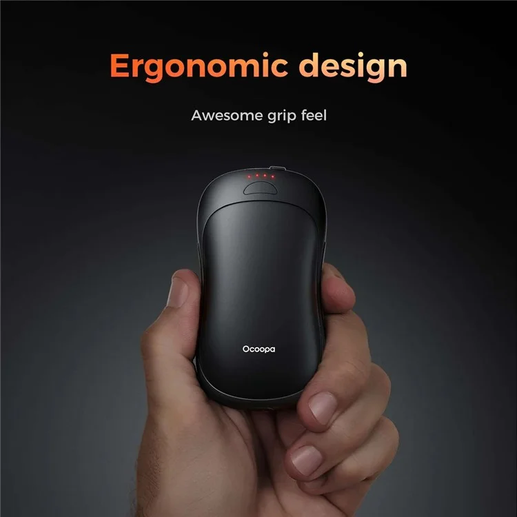 OCOOPA UT3 Pro Magnetic Hand Warmers Rechargeable Power Bank Electric Handwarmers Fast Heating - Black