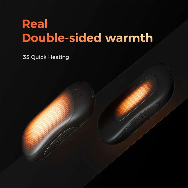 OCOOPA UT3 Pro Magnetic Hand Warmers Rechargeable Power Bank Electric Handwarmers Fast Heating - Black