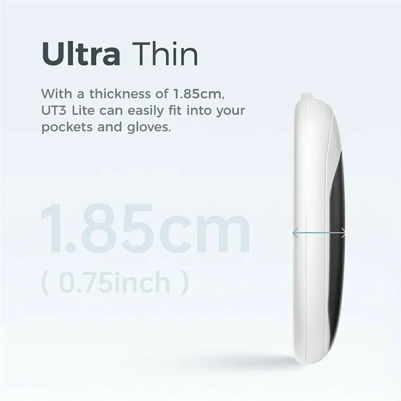 OCOOPA Classic UT3 Lite Hand Warmers Rechargeable Magnetic Electric Handwarmers - Orange