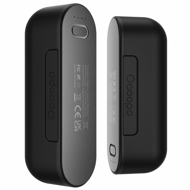 OCOOPA UT2s Rechargeable Hand Warmer 2-in-1 with Fast Heating Magtwins 10000 mAh Power Bank - Black
