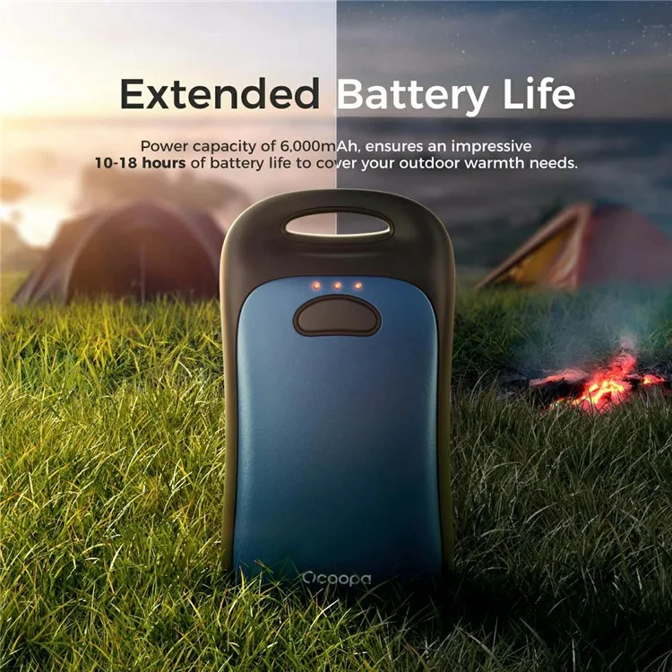 OCOOPA UT4 Urban Rechargeable Hand Warmers with 3 Heat Settings - Navy Blue