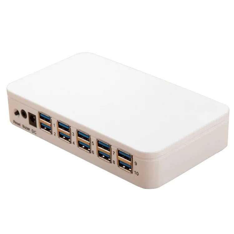 10 Interfaz Portátil Sistema de Alarma Antirrobo Inteligente para Ratón y Teclado - Enchufe de la UE