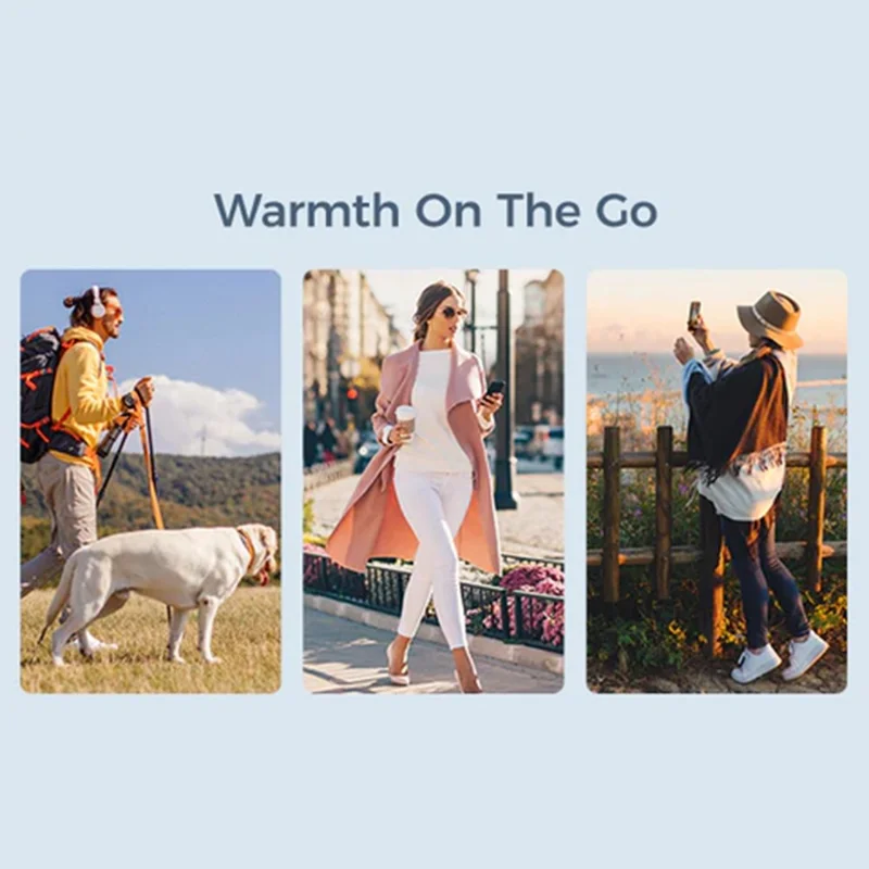 OCOOPA UT2S Mini Hand Warmers 5200mAh Rechargeable Magnetic Electric Handwarmers - Purple