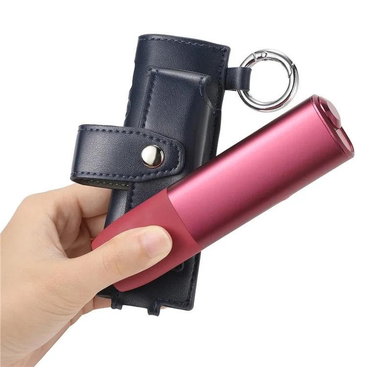 Funda protectora de piel ONE-004 para IQOS Iluma i One / Iluma One, bolsa de almacenamiento para cigarrillos electrónicos - Azul marino