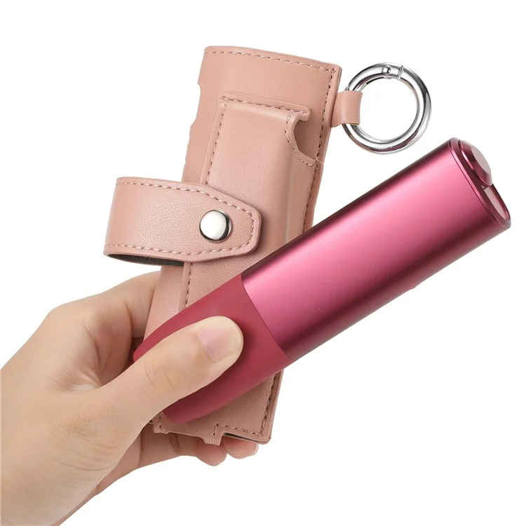 ONE-004 For IQOS Iluma i One / Iluma One Protective Case Leather E-cigarette Storage Bag - Light Pink