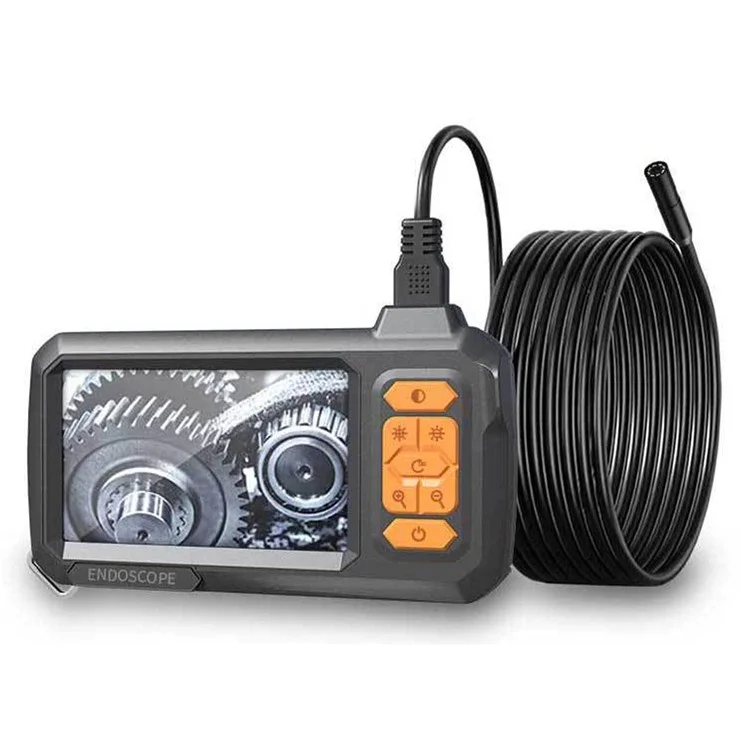 T30-AV 8mm Single Lens 4.3 Inch IPS Screen 1080P HD Endoscope Camera - 5m Rigid Cable