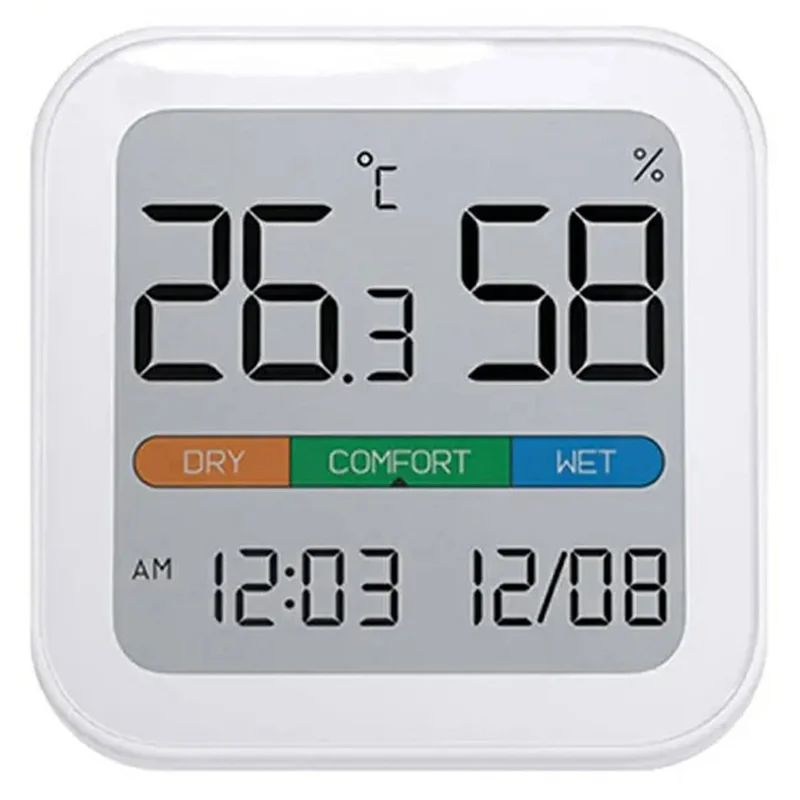 XIAOMI YOUPIN MIIIW MW22S06 LCD Screen Time Date Display Thermometer Hygrometer