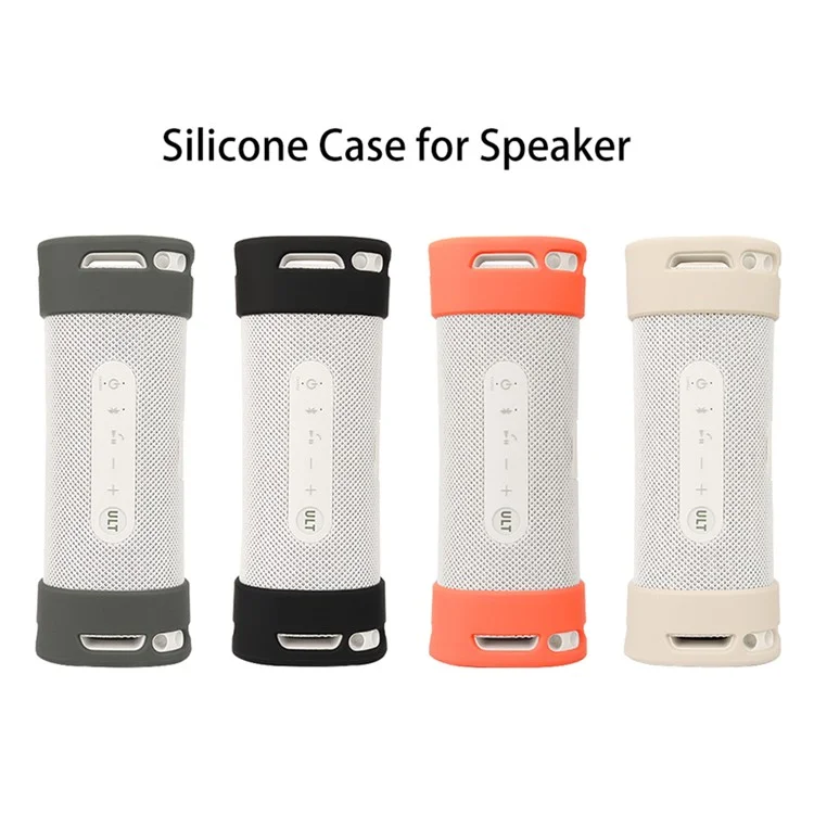 2 piezas para Sony ULT Field 1 Funda de silicona para altavoz Bluetooth Cubierta protectora - Negro