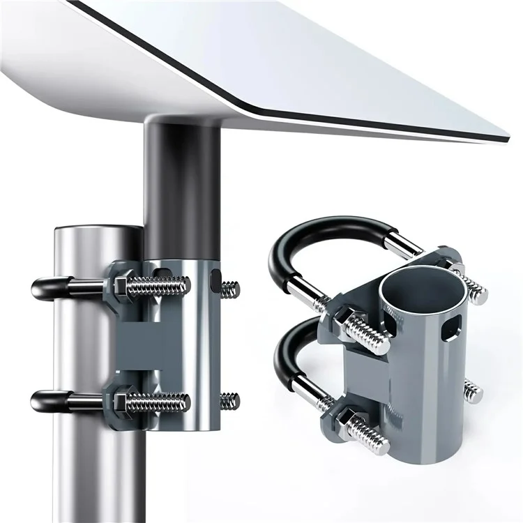Adaptador de tubería con abrazadera en U para el kit de montaje de satélite Starlink V2 para barcos de recreo