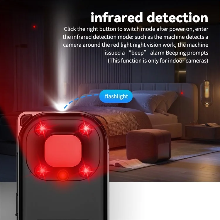 T03 Camera Detector Scanner Anti-Peep Eavesdropping Anti-Monitoring Signal Detector