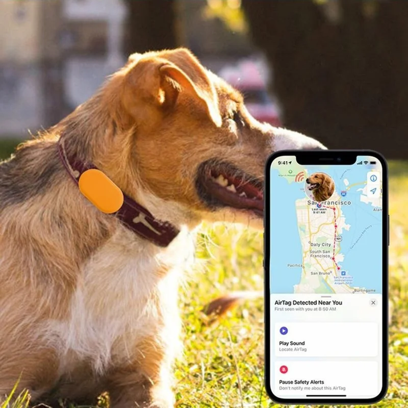 For Samsung Galaxy SmartTag2 Silicone Case with Safety Pin Tracker Holder Cover - Mint Green