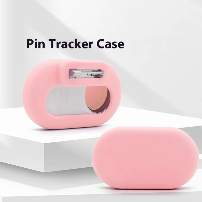 For Samsung Galaxy SmartTag2 Silicone Case with Safety Pin Tracker Holder Cover - Mint Green