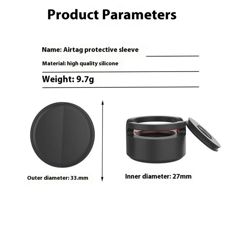Étui en silicone pour Apple AirTag, couvercle étanche pour enfants, lacets, colliers pour animaux de compagnie - Rose