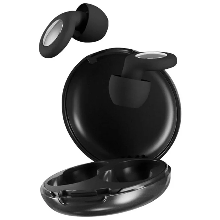 Y25 Ear Plugs for Sleeping 30dB Silicone Noise Cancelling Earplugs with 8 Eartips and Carrying Case - Black