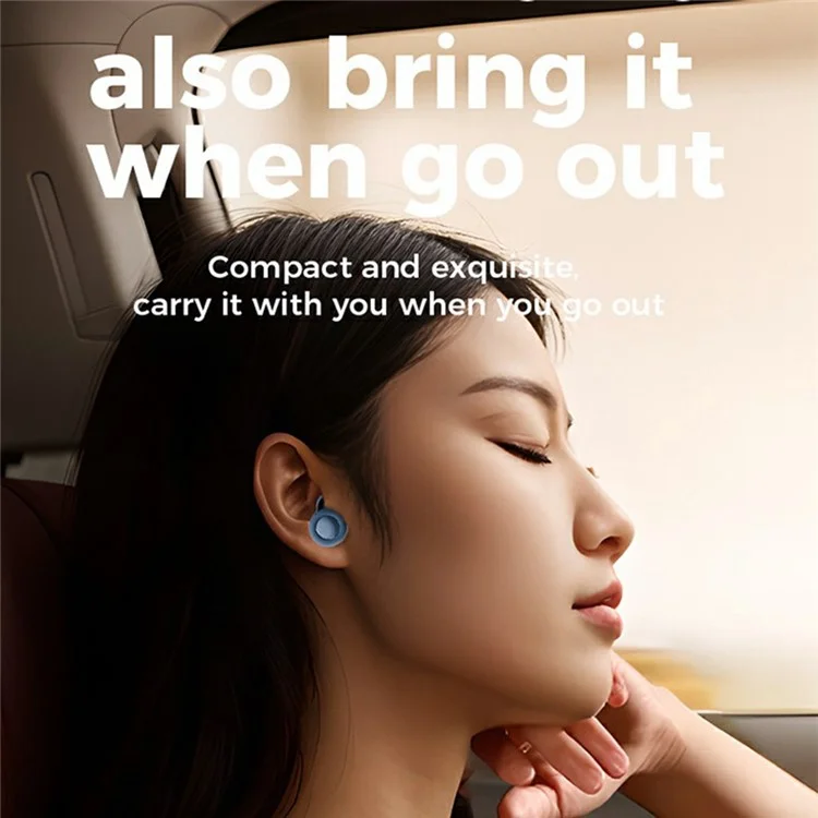 Y25 Ear Plugs for Sleeping 30dB Silicone Noise Cancelling Earplugs with 8 Eartips and Carrying Case - Black