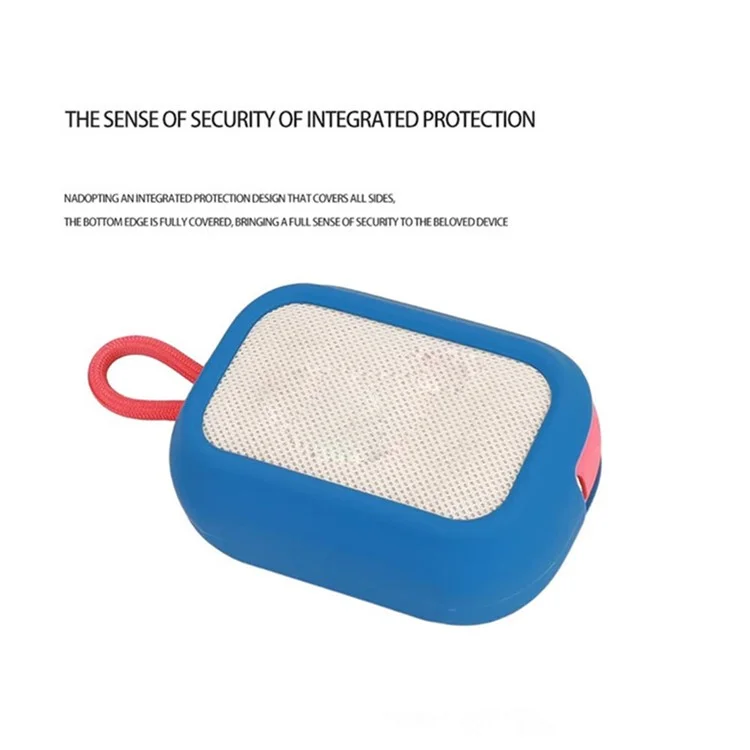 Silicone Case For SoundCore Select 4 Go Bluetooth-compatible Speaker Shockproof Protector Cover - Black