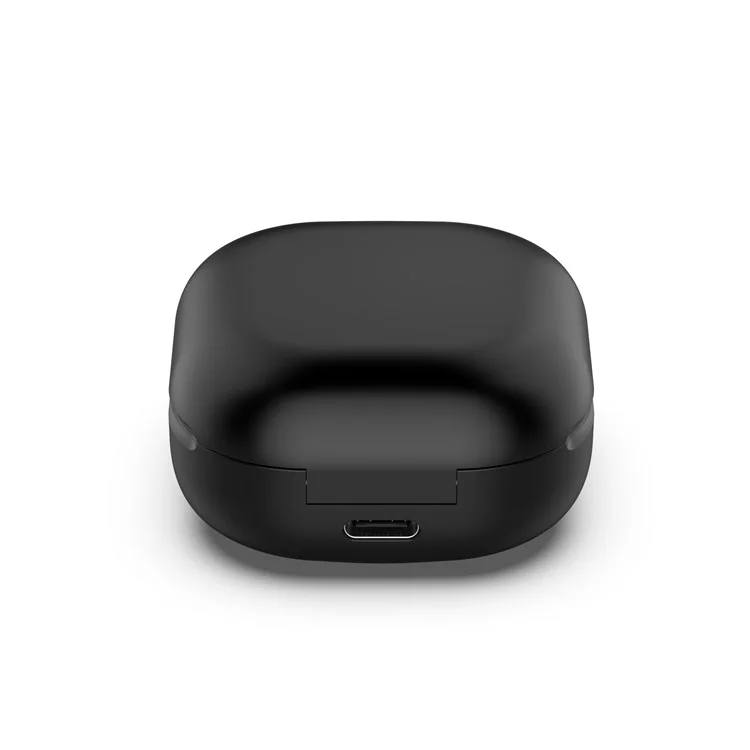 Bluetooth-compatible Earphone Charging Box + Cable for Samsung Galaxy Buds Live - Black