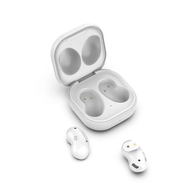 Boîte de Charge d'Écouteurs Bluetooth + Câble pour Samsung Galaxy Buds Live - Blanc