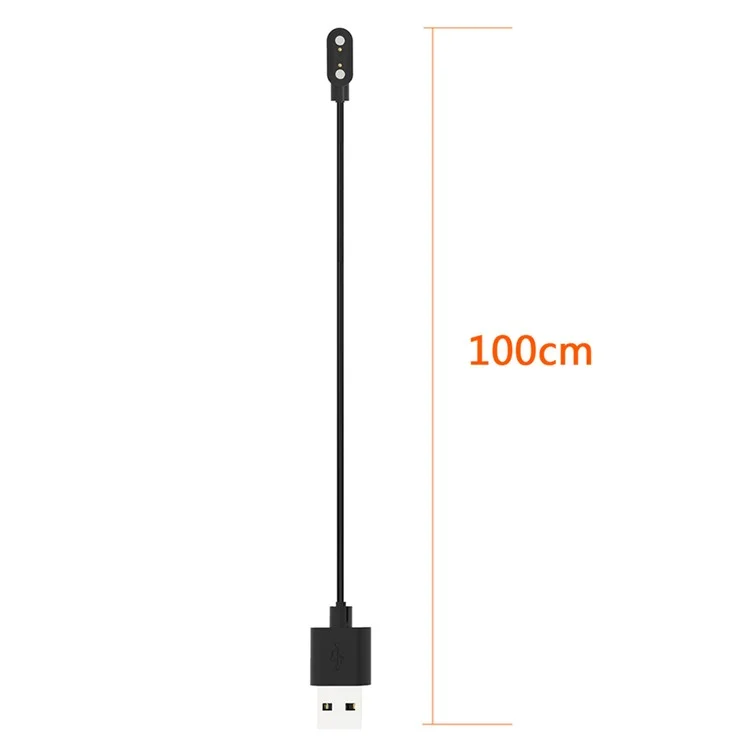 For Haylou RS5 1m Charging Cable Smartwatch Magnetic Charger