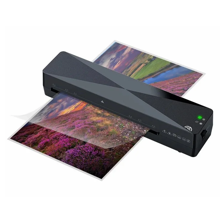 FANGNUO FNL001 Laminadora A4 para Oficina y Hogar, Máquina Laminadora Pequeña para Documentos y Fotos - Enchufe de EE. UU.