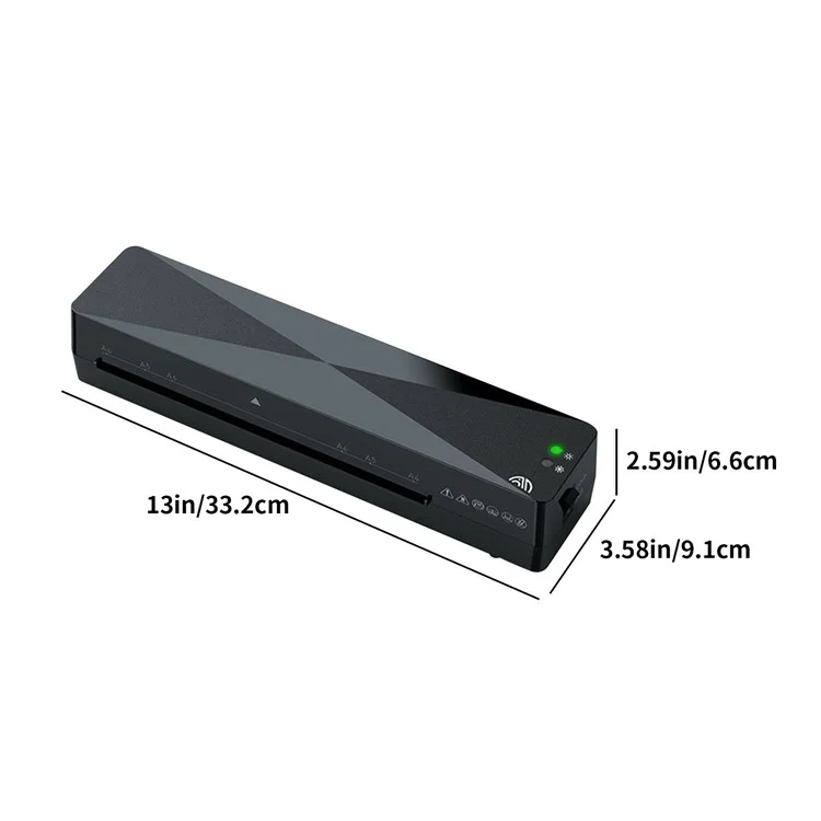 FANGNUO FNL001 Laminadora A4 para Oficina y Hogar, Máquina Laminadora Pequeña para Documentos y Fotos - Enchufe de EE. UU.