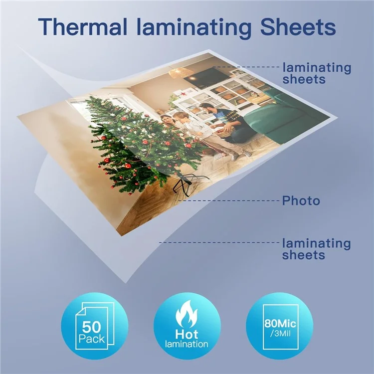 FANGNUO FNL007 A3 Laminator Hot Cold Photo Document Laminating Machine with 40 Films and Round Corner Cutter - US Plug