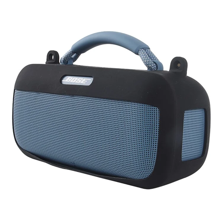 Für Bose Soundlink Max Silikon Hülle Bluetooth Lautsprecher Kratzfester Schutzüberzug - Schwarz