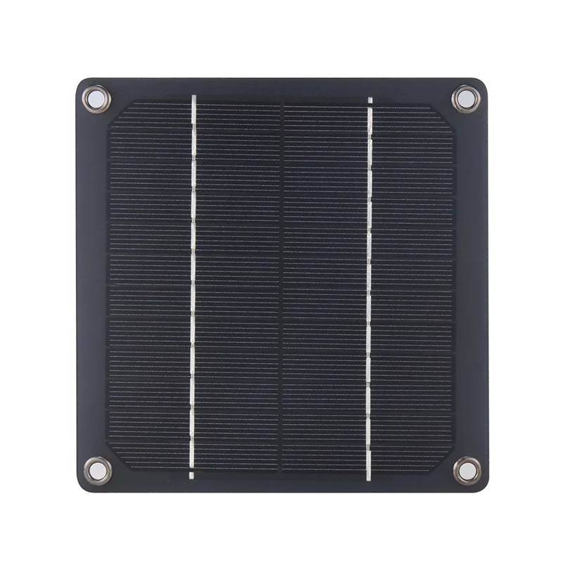 3W-1FAN Solar Powered Exhaust Fan Outdoor Pet Ventilation Fan Single Crystal Silicon Panel DC Motor 76.3CFM