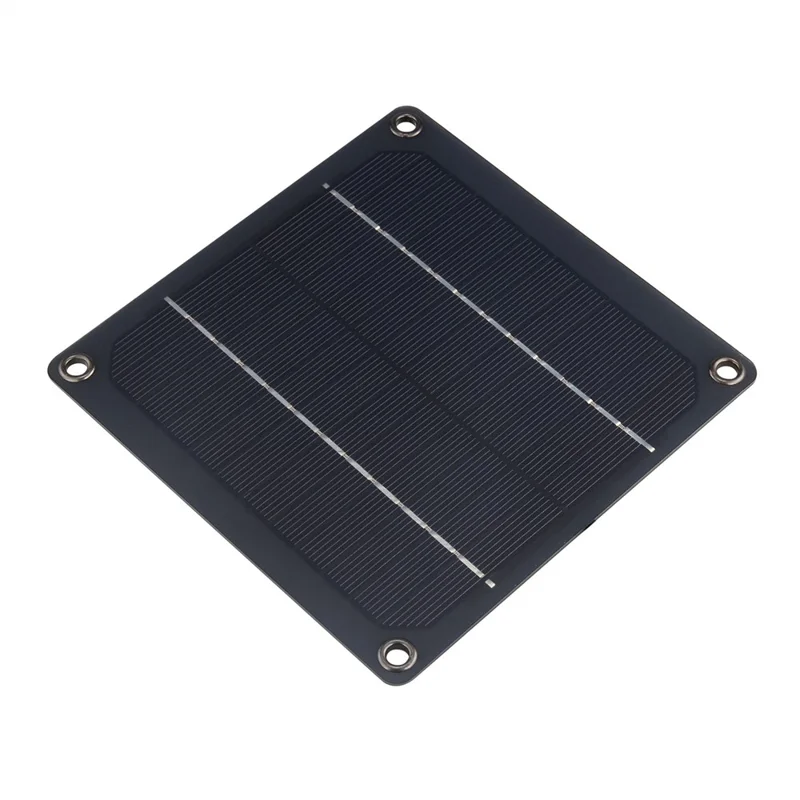 3W-1FAN Solar Powered Exhaust Fan Outdoor Pet Ventilation Fan Single Crystal Silicon Panel DC Motor 76.3CFM