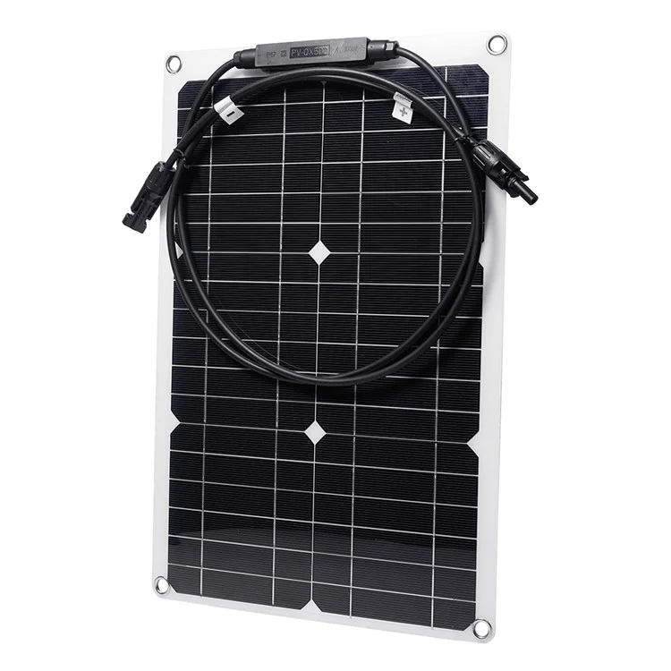 XXM420-280-MC4 Solar Panel 20W Monocrystalline Silicon Bendable Solar Plate for RV / Car / Yacht