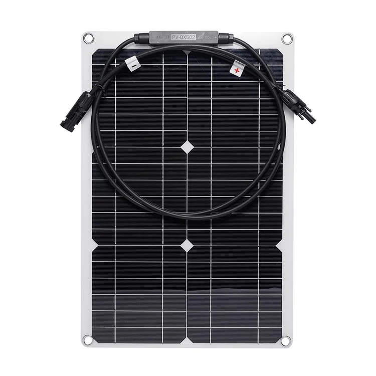 XXM420-280-MC4 Solar Panel 20W Monocrystalline Silicon Bendable Solar Plate for RV / Car / Yacht