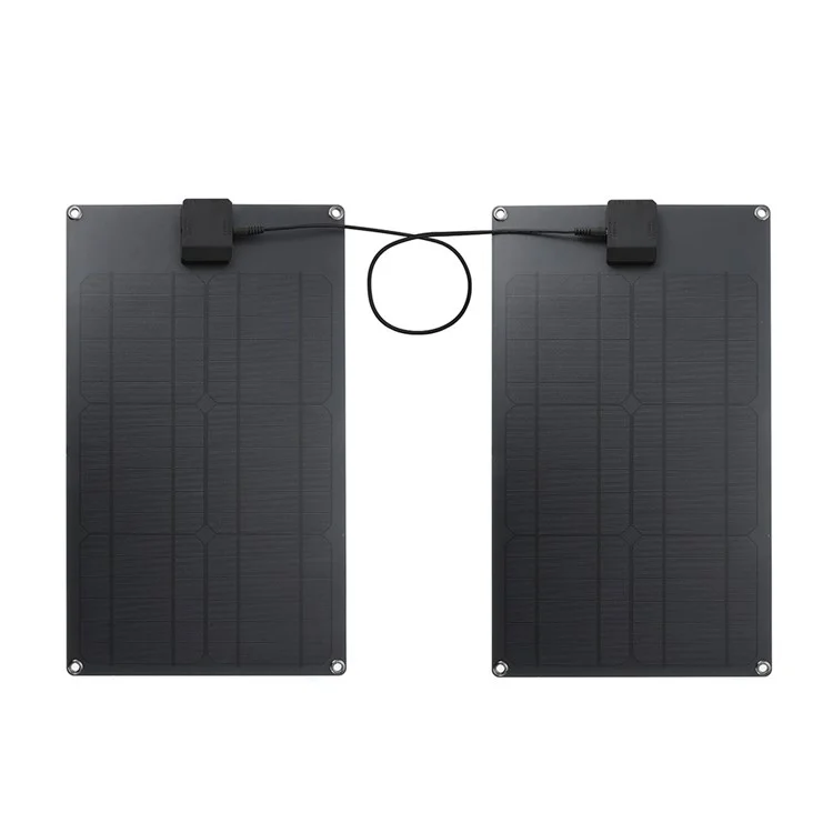 Chargeur solaire GKM470-280B Panneau de charge solaire en silicium monocristallin 25W Sortie USB / DC