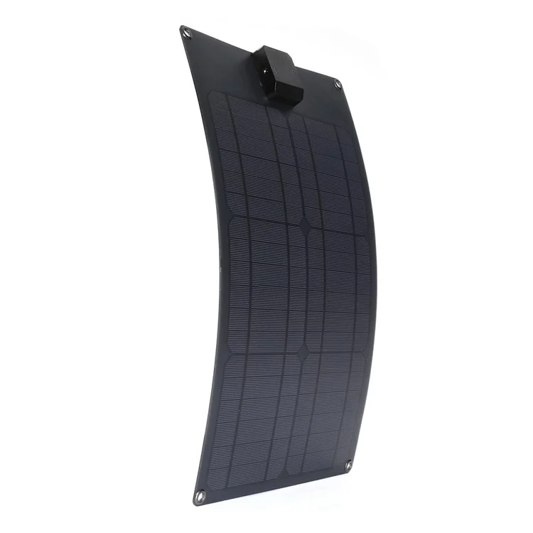 Chargeur solaire GKM470-280B Panneau de charge solaire en silicium monocristallin 25W Sortie USB / DC