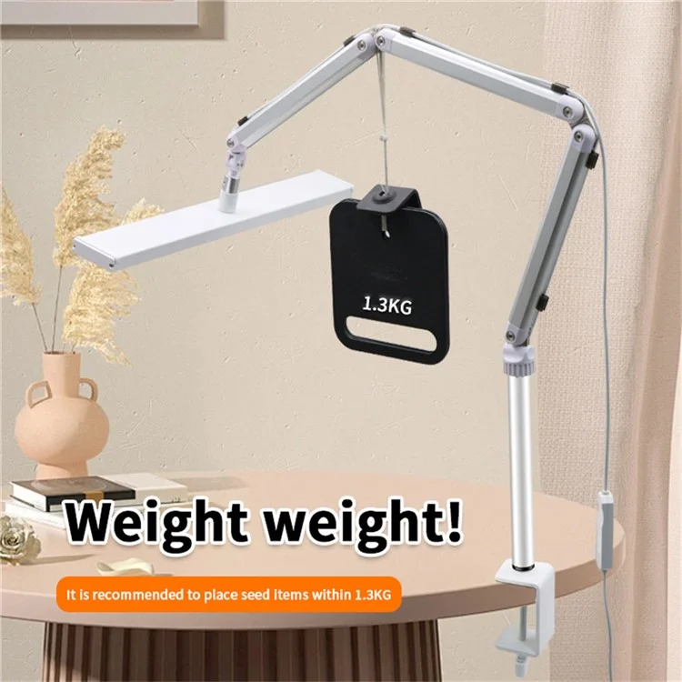 S001 Klemmbare Beauty Salon Tattoo Lampe Faltbare Wimpernverlängerung LED Schreibtischlampe - US-Stecker